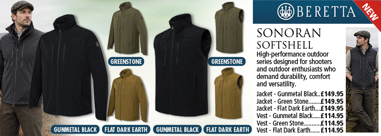Beretta Sonoran Softshell Jacket and Vest