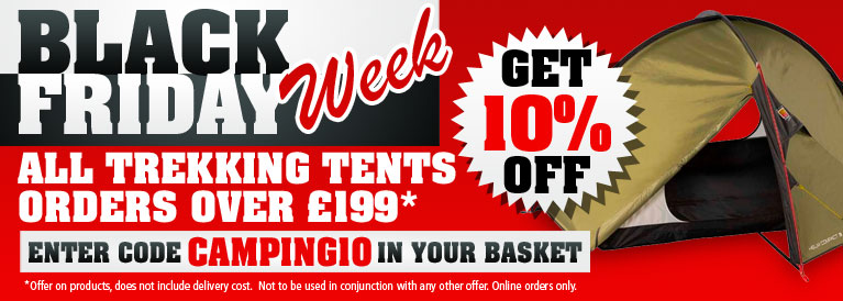 Black Friday Camping 10 Percent off Offer