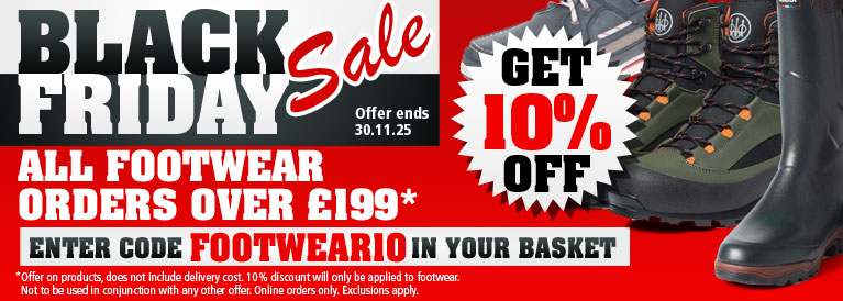 Black Friday Footwear 10 Percent off Offer
