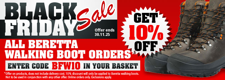 Black Friday Beretta Walking Boots Get 10 Percent OFF Offer