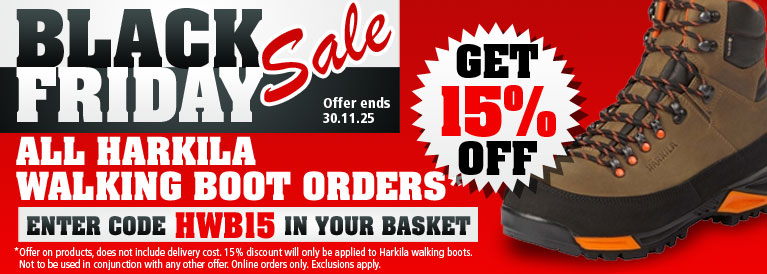 Black Friday Harkila Walking Boots 10 Percent Off Offer