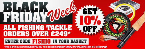Black Friday Fishing Tackle 10 Percent Off Orders over 249 Offer