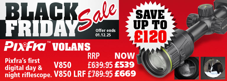 Pixfra Volans Day and Night Vision Riflescopes Black Friday Offer
