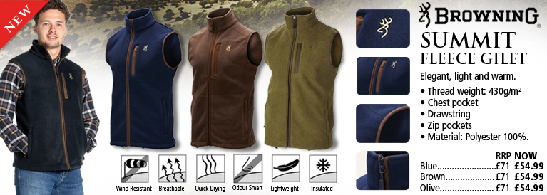 Browning Summit Fleece Gilet