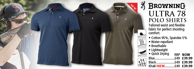 Browning Ultra 78 Polo Shirts