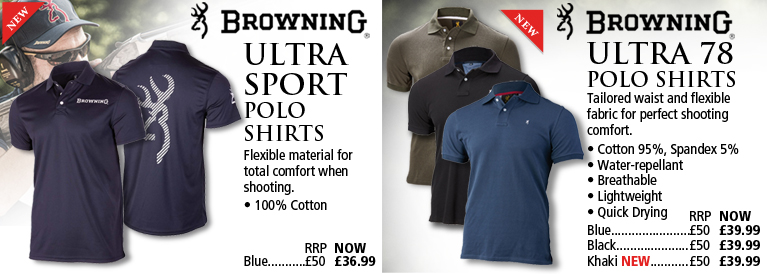Browning Ultra 78 Polo Shirts