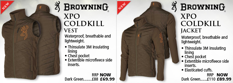 Browning XPO Coldkill Vest and XPO Coldkill Jacket
