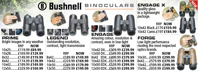 Bushnell Binoculars New For 2021