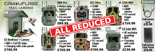 Camouflage Trail Cameras