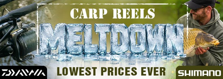 Daiwa and Shimano Carp Reels Meltdown Special Offers Reductions Clearance