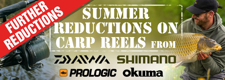 Summer Carp Reels Further Reductions - Shimano, Daiwa, Okums and Prologic