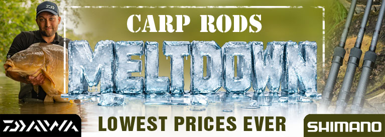 Daiwa and Shimano Carp Rods Meltdown Special Offers Reductions Clearance