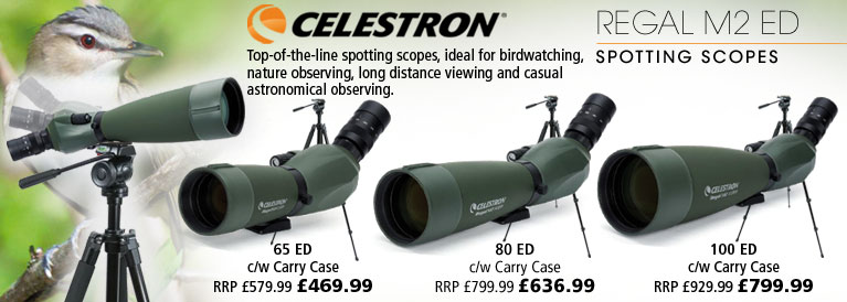 Celestron Regal M2 ED Spotting Scopes with FREE TrailSeeker Tripod