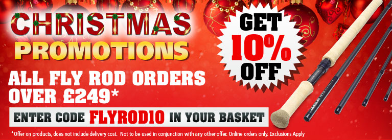 Christmas Promotions 10 Off All Fly Rods Over £249