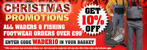 Christmas Promotions 10 Off All Fishing Waders and Footwear