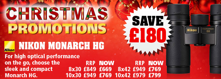Christmas Promotions Nikon Monarch HG