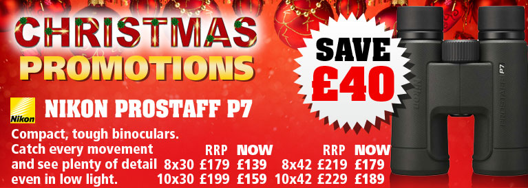 Christmas Promotions Nikon Prostaff P7