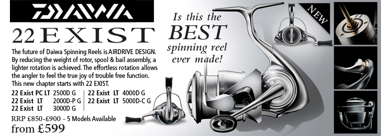 Daiwa 22 Exist Spinning Reels