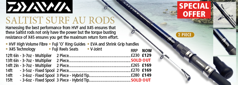 Daiwa Saltist Surf Rods