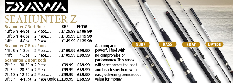 Daiwa Seahunter Z Rods