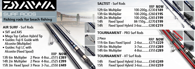 Daiwa Surf Rods