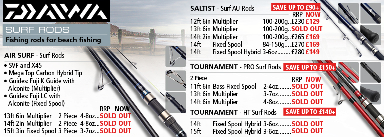 Daiwa Surf Rods