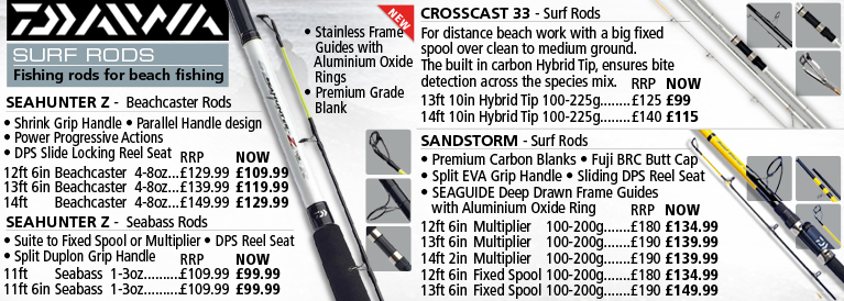 Daiwa Surf Rods