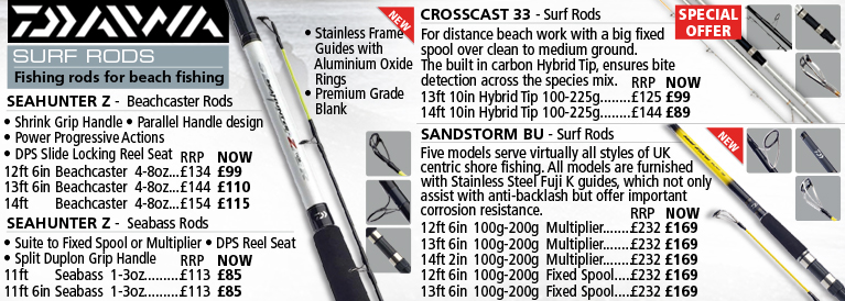 Daiwa Surf Rods