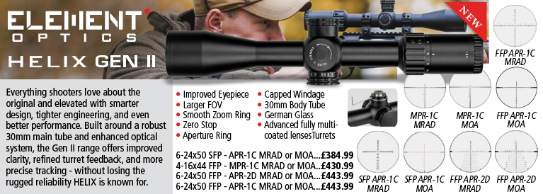 Element Optics Helix Gen II Riflescopes