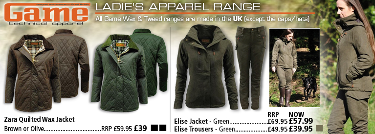Game Ladies Clothing