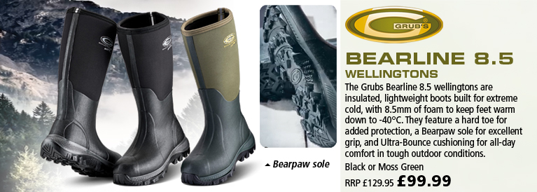 Grubs Bearline 8.5 Wellington Boots