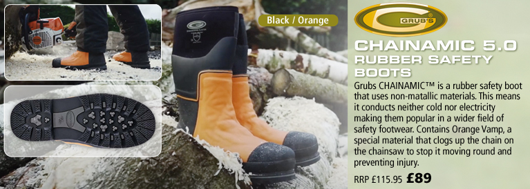 Grubs Chainamic 5.0 Rubber Safety Boots