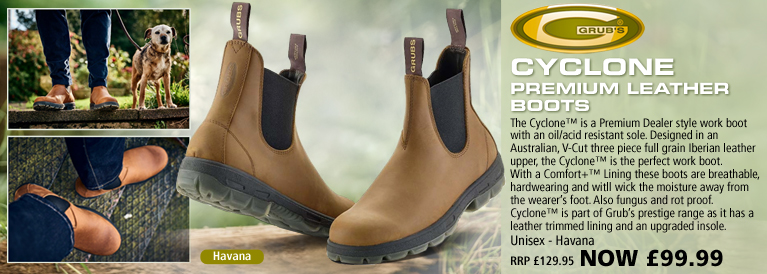 Grubs Cyclone Premium Leather Boots