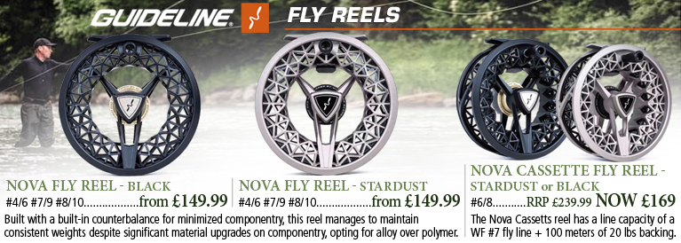 Guideline Nova Black, Nova Stardust and Nove Cassette Reels