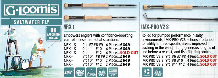 G.Loomis Saltwater Fly Rods Asquith and NRX+