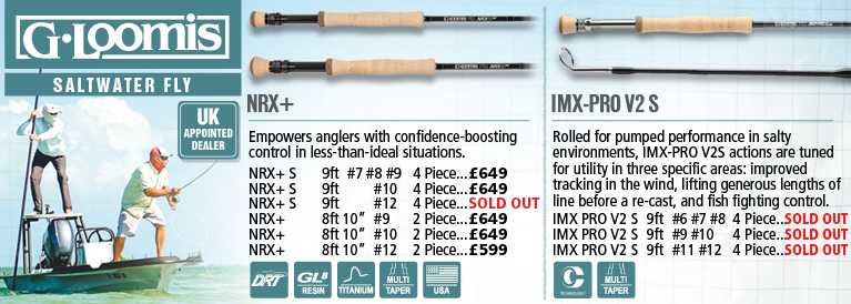 G.Loomis Saltwater Fly Rods Asquith and NRX+