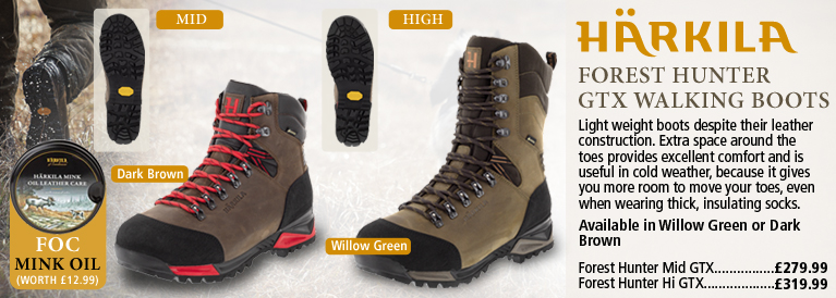 Harkila Forest Hunter Mid GTX and Forest Hunter Hi GTX Walking Boots