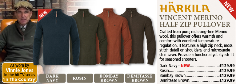 Harkila Vincent Merino Half Zip Pullover