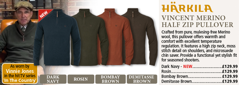 Harkila Vincent Merino Half Zip Pullover