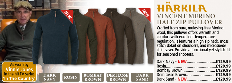 Harkila Vincent Merino Half Zip Pullover