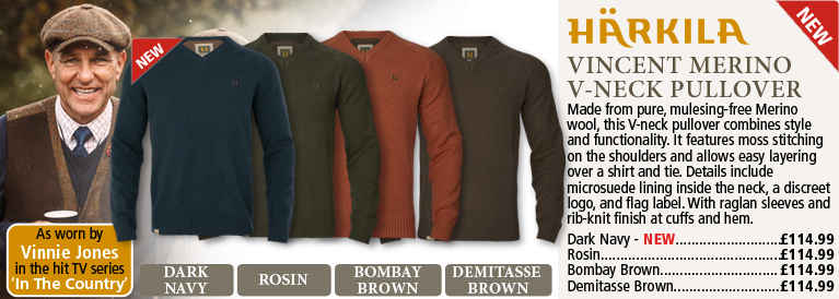 Harkila Vincent Merino V-Neck Pullover