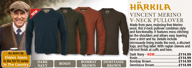 Harkila Vincent Merino V-Neck Pullover