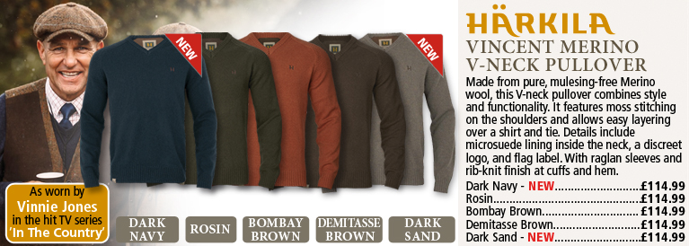 Harkila Vincent Merino V-Neck Pullover