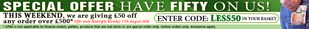 Have Fifty Pounds On Us Money Off Offer