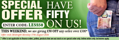 Have Fifty Pounds On Us Money Off Offer