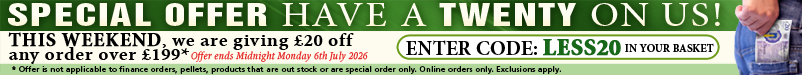 Have &pound;20 on us with every order over &pound;199