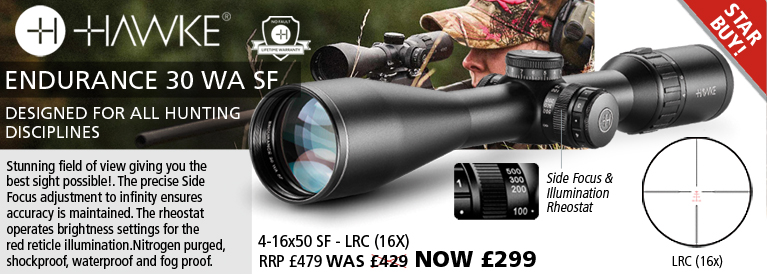 Hawke Endurance 30 WA SF Riflescopes