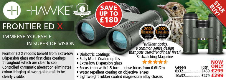 Hawke Frontier ED X Green 32x Binoculars Special Offer