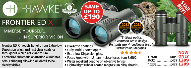 Hawke Frontier ED X Green 32x Binoculars Special Offer