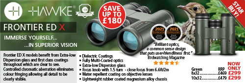 Hawke Frontier ED X Green 32x Binoculars Special Offer